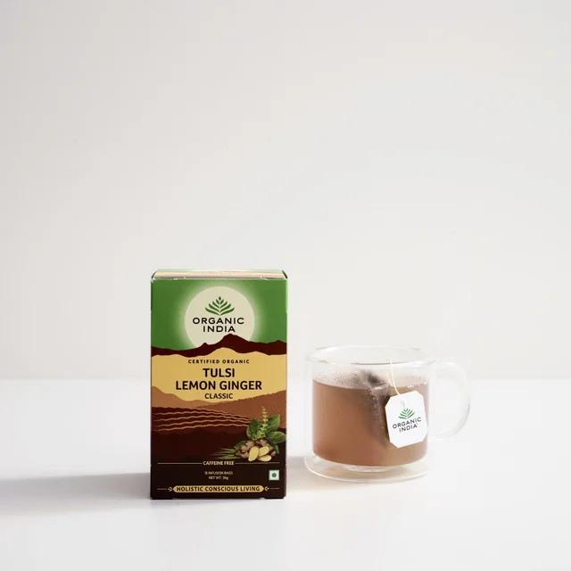 Tulsi Lemon Ginger Tea - 18 Teabags