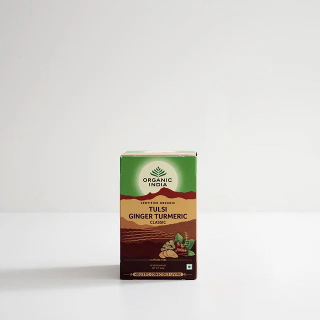 Tulsi Ginger Turmeric Tea - 18 Teabags