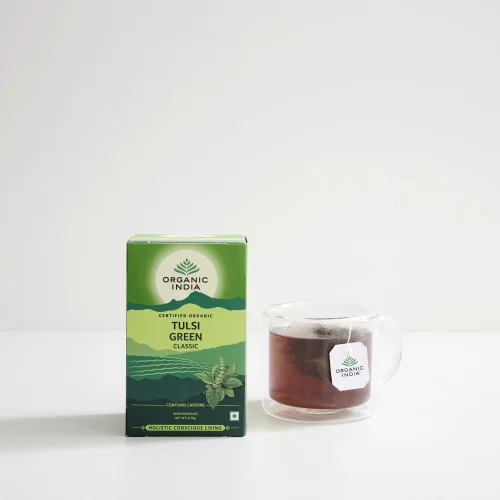 Tulsi Green Classic Tea - 18 Teabags Image 2