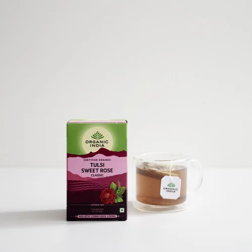Tulsi Sweet Rose Tea - 18 Teabags Image 2