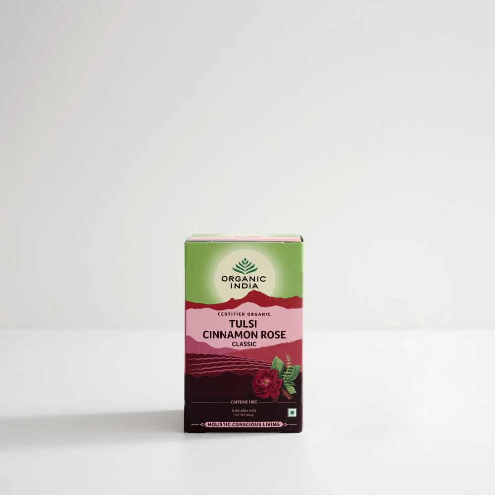 Tulsi Cinnamon Rose Tea - 18 Teabags Image 1