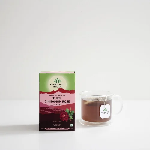 Tulsi Cinnamon Rose Tea - 18 Teabags Image 2